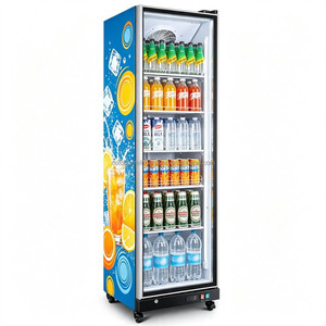 Vente en gros de nouveaux présentoirs vitrés à 1 porte et de vitrines réfrigérées commerciales pour boissons pour 2026 - Product Image 1
