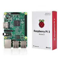 Orijinal elemenraspberry ahududu pi 3 ile 2.4G & 5G WIFI 4.2 BT ve PoE bcm1.2 G ahududu Pi 3 Model B B + artı