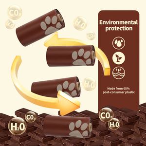 Sacs à déjections canines biodégradables extra-larges, résistants aux fuites et très robustes - Product Image 4