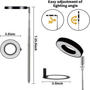 Lámpara LED de Cultivo para Plantas Angel Ring con Temporizador, Regulable, de Espectro Completo, para Simulación de Plantas Suculentas y en Maceta - Product Image 4