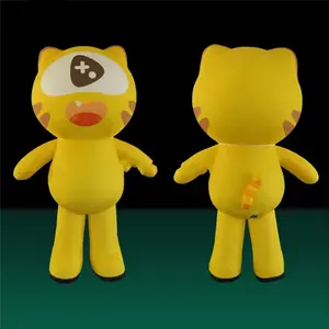 Costume gonfiabile della mascotte del gatto gonfiabile per la pubblicità