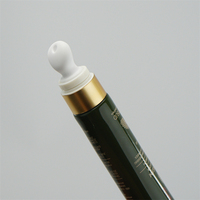 Tube d'emballage cosmétique vide de 15ml 30ml avec applicateur de tête de vibration en céramique pour crème pour les yeux pour les soins personnels