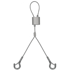 Offre Spéciale : Serre-câbles réglables pour suspension de panneaux acoustiques – Kit de suspension avec cordon métallique pour avion - Product Image 1