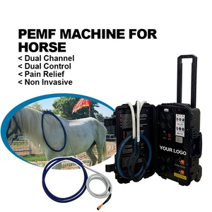 เครื่อง PEMF แบบพกพาสำหรับม้า ใช้ได้สองช่องสัญญาณ ช่วยผ่อนคลายกล้ามเนื้อที่ตึง และเพิ่มความยืดหยุ่นและความคล่องตัวของข้อต่อ - Product Image 1