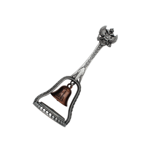 Recuerdo de campana de metal <span class=keywords><strong>ruso</strong></span> personalizado al por mayor con emblema para Decoración de mesa o regalo turístico - Product Image 3