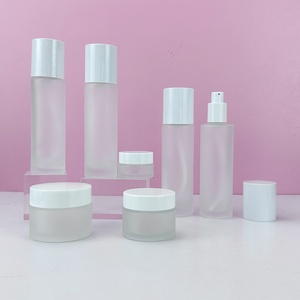 Custom logo 20ml 60ml 100ml Round Empty Skincare Packaging Cosmetic Lotion <b>Pump</b> <b>Bottle</b> Face Serum <b>Bottle</b> with <b>Pump</b> - Product Image 6