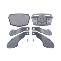 Palettes solides séparées les plus chaudes pour PS5 4 pièces Kits de palettes solides pour boutons arrière pour contrôleur PS5 pièce réparée