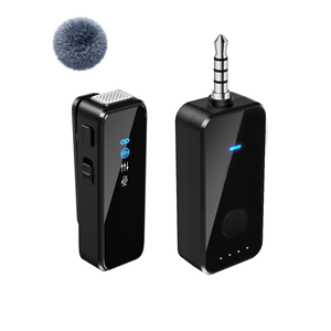 Microfono Lavalier Wireless Professionale M35 da 3,5mm con Cancellazione del Rumore AI, Microfono Portatile Wireless per Nikon e <span class=keywords><strong>Canon</strong></span> - Product Image 2