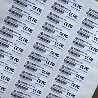 Stiker Label kode batang pencetakan perpustakaan seri cetak Label kode batang nomor seri kotak sepatu kustom harga Label kode batang
