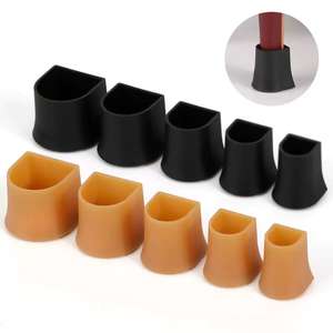 Couverture de talon portable antidérapante ronde femme talons hauts housse de protection matériau TPU/PVC amortissement doux silencieux protecteur de talon - Product Image 5