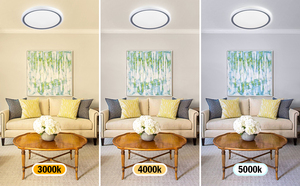 Worbest Dễ Dàng Cài Đặt 16Inch 3000K-6500K Có Thể Điều Chỉnh LED Trần Ánh Sáng Ac220v Với 12W Ánh Sáng Nội Thất Cho Trong Nhà LED Ánh Sáng Lịch Thi Đấu - Product Image 2