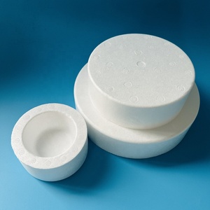 Maquettes de gâteaux en mousse blanches, en polystyrène, pour décoration de mariages, présentation d'anniversaires et outil de pratique de pâtisserie - Product Image 6