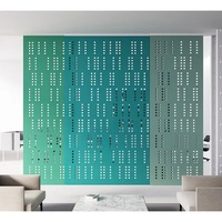 Panneau acoustique en feutre de polyester pour séparation de pièce suspendue, 100% fibre de polyester, panneau en PET