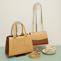 Nouveau Sac à Bandoulière 2-en-1 pour Femme 2026, Sacs à Main et Sacs Croisés avec Décoration Chaîne et Pompon, Fermeture Éclair, Sac Portable
