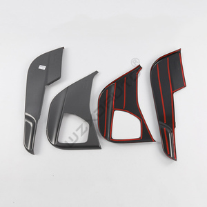 WZXD 2022 2023 Carbon Interior <b>Door</b> <b>Trim</b> Cover Inner Moulding <b>Trim</b> Accessories for HRV for VEZEL - Product Image 3