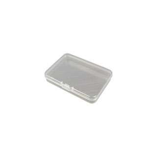 Rectangular Plastic Storage Box 8.5x6x1.5cm Transparent Cover For Jewelry Card Sticker Fishing Gear Organization - Product Image 5