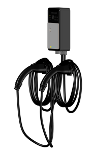 เครื่องชาร์จรถยนต์ไฟฟ้า 7kW 220V แบบเฟสเดียว ติดผนัง/ติดเสา ชาร์จไฟ AC 32A กันน้ำ พร้อมปลั๊กชาร์จสองหัว - Product Image 4