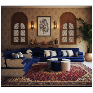 Modern Arabic Majlis <b>Sofa</b> <b>Moroccan</b> Maghribi Mejalis Antique Design Style Foldable Fabric Modular Living Room Furniture for - Product Image 3
