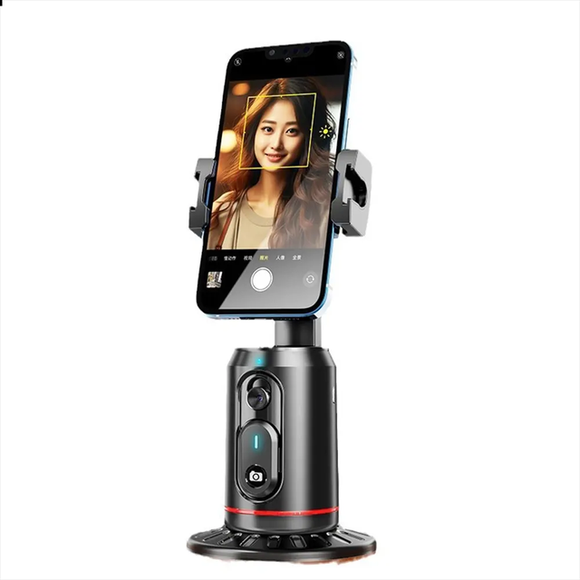 2023 Portable AI Smart Selfie Stick Mobile 360 Gimbal Phone Ai Auto Face Tracking Camera Gimbal Stabilizer Tripod Mobile Phone