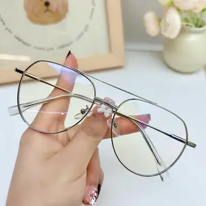 High Quality TR Metal Hybrid Glasses Frame Retro Eyebrow Glasses Frame Fashion Glasses Frame Stock