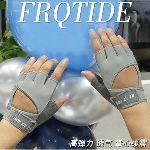 Guantes Sai Oi Ni de Medio Dedo, Grises, de Cuero Sintético, para Ciclismo y Fitness, Unisex, Resistentes a Impactos y Abrasión - Product Image 5