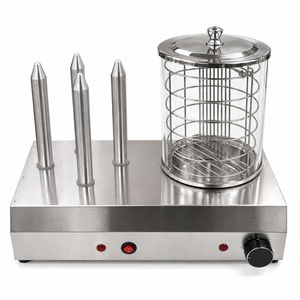Chauffe-Plat Vertical Marupin en Acier Inoxydable pour Hot-Dogs et Sandwichs – Machine de Maintien au Chaud pour Comptoir - Product Image 1