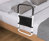 Barreaux de lit modernes en acier inoxydable pour hôpitaux, usage médical, personnes âgées, hauteur réglable, support de canne, couleur personnalisable