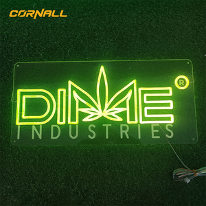 Enseignes électroniques en acrylique 3D avec logo, effet ondulé, effet <span class=keywords><strong>flamme</strong></span>, enseigne lumineuse personnalisée au néon pour les entreprises et les bars - Product Image 3