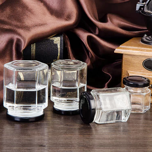 45ml 85ml 100ml 180ml 280ml 380ml 500ml 730ml hình lục giác mật ong mứt Dưa Chua lọ thủy tinh với Twist Off Nắp - Product Image 4