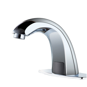 Morton Brass Touchless Sensor Robinet de salle de bain monté sur le pont <span class=keywords><strong>avec</strong></span> lavabo sous le comptoir perforé - Product Image 1