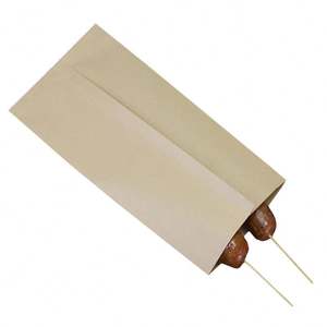 Sacs jetables classiques en papier d'art pour cadeaux, artisanat, biscuits, crème glacée, kebab, avec impression, sacs alimentaires en aluminium pour barbecue - Product Image 1