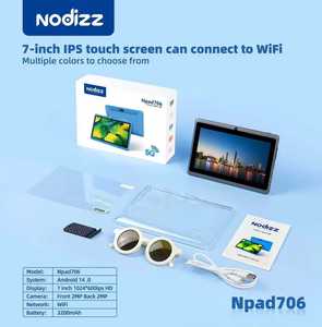 Máy tính bảng Android 14 Npad706 7 inch hot năm 2025 dành cho trẻ em với bộ nhớ 4GB+128GB, kèm bao silicon - vi xử lý Intel, hỗ trợ học tập - Product Image 5