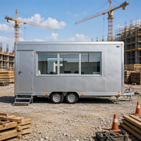 Nouvelle Maison Mobile de Bureau et de Logement pour Travailleurs 2026, Personnalisable, Moderne, sur Roues, avec Construction en Panneaux Sandwich