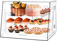 Support d'affichage en acrylique de qualité alimentaire personnalisé OEM/ODM, boîte en acrylique transparente avec couvercle pour pain et gâteaux, boîte à pain en acrylique transparente personnalisée