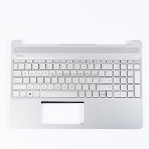 สำหรับแล็ปท็อป HP 15T-DY 15-DY 15-EF 15S-EQ สีเงิน ฝาครอบด้านบนพร้อมคีย์บอร์ด M17184-001 - Product Image 1