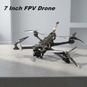 7 Inch FPV Drone Kit 6S 8500mAh Battery 2812 900KV Motor 55A ESC 1.5KG Payload Carbon Fiber <b>Frame</b> Ready to Assemble - Product Image 1