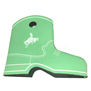 Promocional vaquera zapato bota en forma de bebida cerveza puede enfriador manga personalizada vaquero bota vino Slim Coolie - Product Image 5
