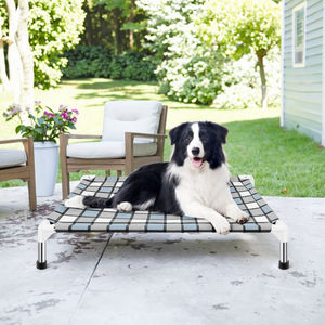 <span class=keywords><strong>Lit</strong></span> pour animal de compagnie extérieur surélevé pour petits animaux Couverture amovible Motif solide <span class=keywords><strong>Lit</strong></span> pour chien surélevé pour une utilisation hivernale - Product Image 1