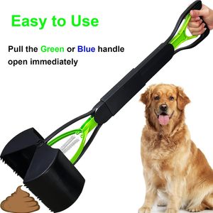 Ramasse-crottes portable à long manche pour chiens et chats, pliable, design de voyage, avec fonctionnalité durable, pour la collecte des déchets. - Product Image 5