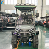 Voiturette de golf électrique Robetaa 6 places à batterie au lithium pour l'entretien des fermes, des terres et des jardins – Vente directe usine