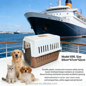 Transportadora de Mascotas Portátil Moderna, Caja de Transporte Aéreo Pequeña/Mediana 690, Ventilada y Segura para Viajes en Auto, Tren y Avión, IATA - Product Image 2