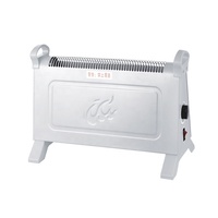 Radiateur convecteur 1000W, ventilateur chauffant, 2 tubes en quartz, interrupteur de sécurité anti-basculement, CE ROHS, pour chambre et bureau