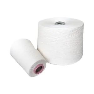 热销精梳棉纱原料开口端纺100% 棉30s/1针织用棉精梳纱