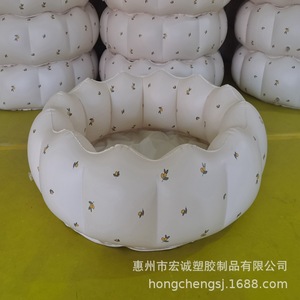 <b>Inflatable</b> Baby Bath Tub Apple Shaped PVC Soft Play <b>Pool</b> <b>For</b> 0-12 Months Home Use - Product Image 4