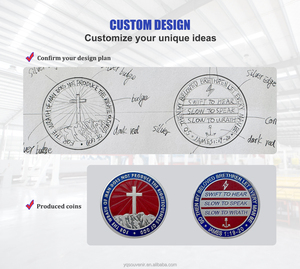 Moneta Commemorativa della Pace Mondiale, Stile ONU, Medaglia Commemorativa Personalizzabile e Disponibile, Direttamente dalla Fabbrica - Product Image 4