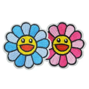 leaf iron on patches for kids indian silk makeup sunflower embroidery blank patches for embroidered