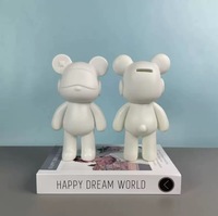 Kit ours fluide personnalisé, fourmi blanche, ours fluide mignon, peinture ours fluide DIY, sculpture pour enfants et adultes