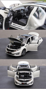Nuevo Diecast 1:18 2015 K5 <span class=keywords><strong>KIA</strong></span> aleación coches modelo juguete Puerta Abierta simulación coche juguetes con tirar hacia atrás vehículo para niños regalo - Product Image 4