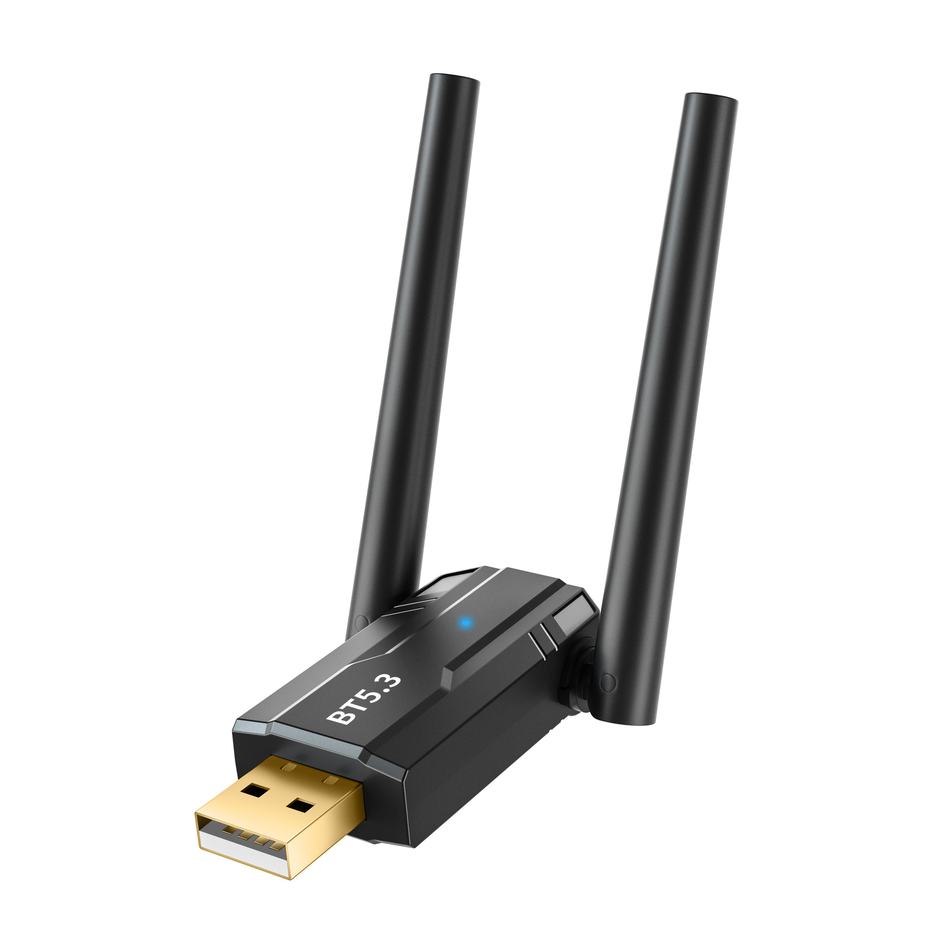 Bluetooth Adapter for PC 5.3 Long Range Bluetooth Dongle 492FT/150M Wireless Transfer Transmitter Receiver USB Bluetooth Adapter