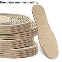 Semelles chaudes absorbant les chocs en feutre de laine